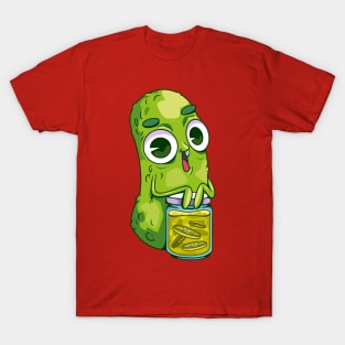 Pickle Cartoon Illustration T-Shirt